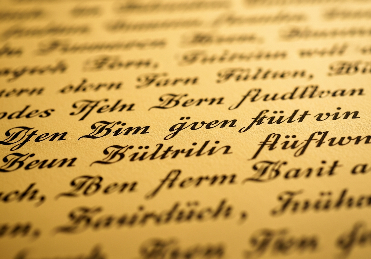 Close-up of Sütterlin handwriting